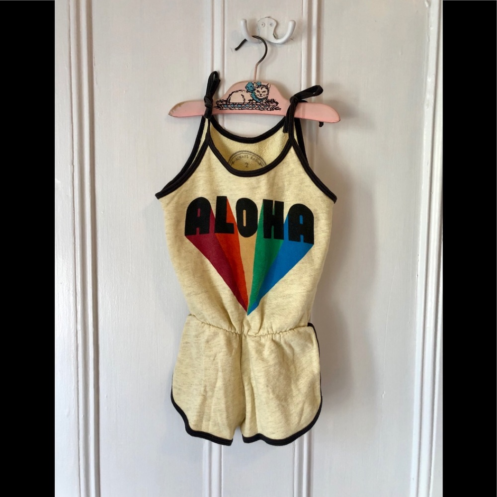 Tiny Whales ‘Aloha’ Romper Jumpsuit Sz2T⚡️